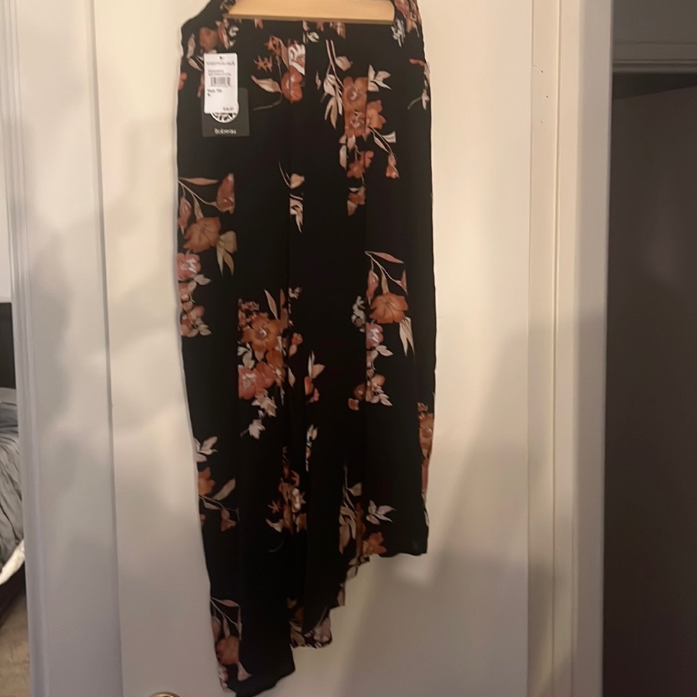 Babeau Black Terracotta Floral Skirt
